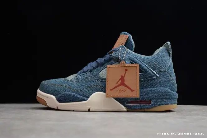 Official Maikesneakers Air Nike Levi's x 4 Jordan Denim AO2571-401 0415